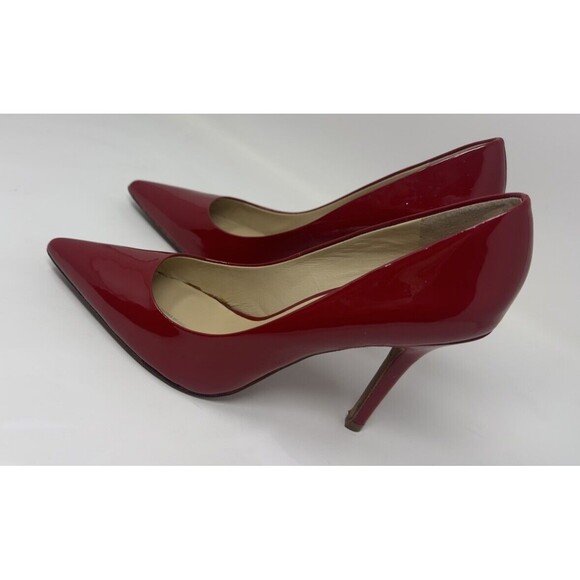 Charles David Women's Leather Pointed Toe High-Heel Pumps-Red-US 7.5 - Picture 8 of 16